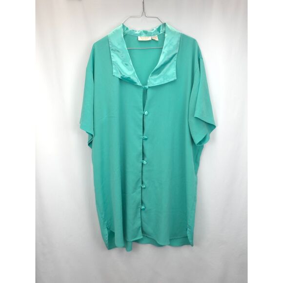 Vintage VICTORIA'S SECRET Gold Label M/L Sleepwear Oversized Night Shirt Tunic - Picture 1 of 8